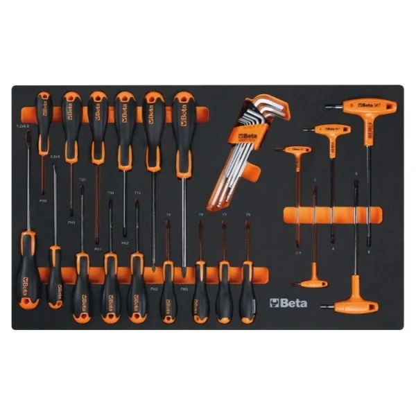 Beta 2400 rsc24/7-vas cassettiera mobile con assortimento di utensili 223 pz. 024004048 - dettaglio 3