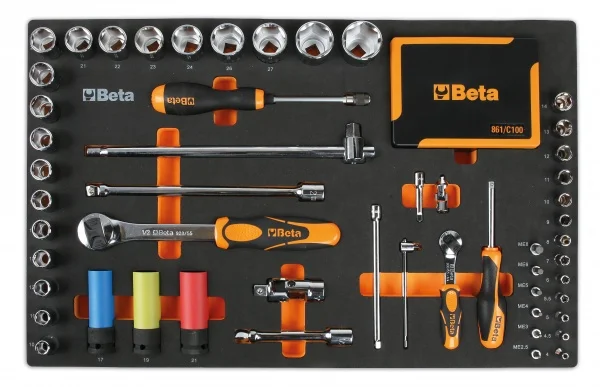 Beta 2400 RSC24/7-VAS Cassettiera mobile con assortimento di utensili 223 Pz. - 024004048