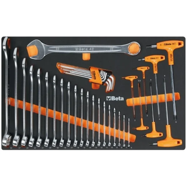 Beta 2400 rsc24/7-vis cassettiera mobile con assortimento di utensili 224 pz. 024004037 - dettaglio 3