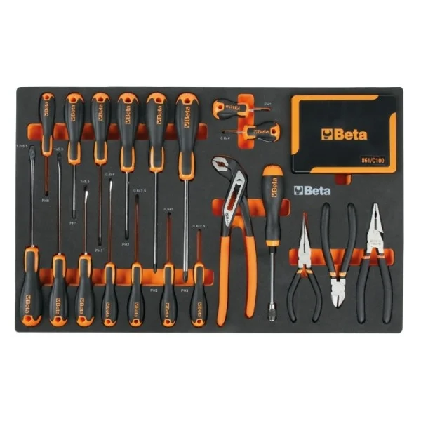 Beta 2400 rsc24/7-vis cassettiera mobile con assortimento di utensili 224 pz. 024004037 - dettaglio 6