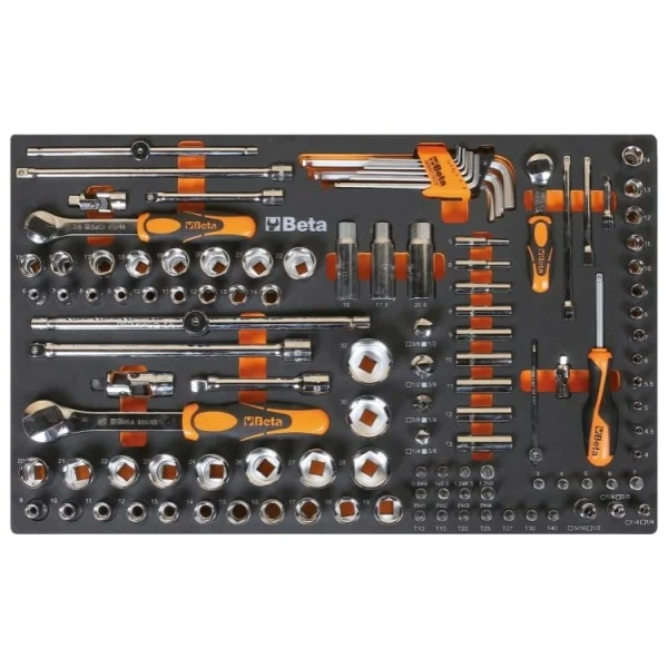 Beta 2400 rsc24/8-7m va cassettiera mobile 8 cassetti con assortimento 445 pz. 024004007 - dettaglio 3