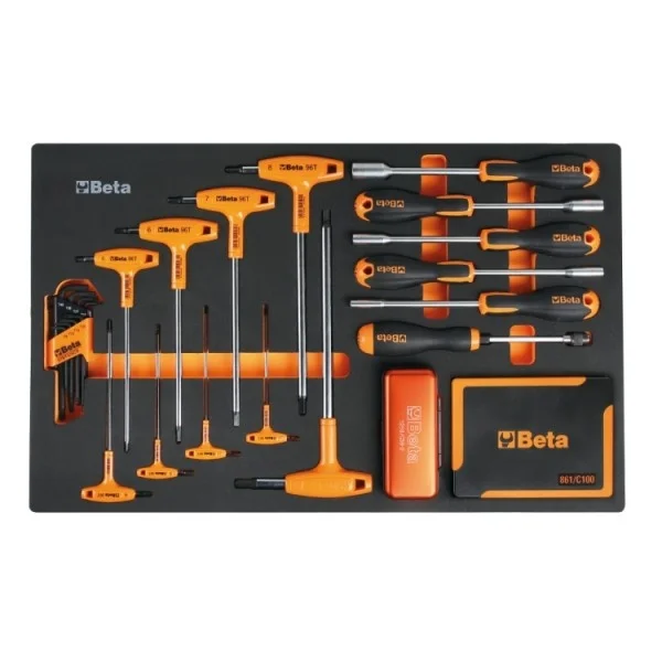 Beta 2400 rsc24/8-7m va cassettiera mobile 8 cassetti con assortimento 445 pz. 024004007 - dettaglio 7
