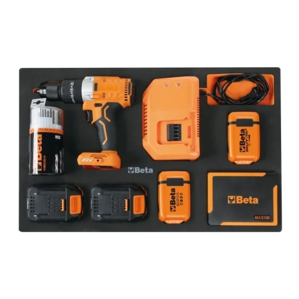 Beta 2400 rsc24a/8-6m vi cassettiera antiribaltamento 8 cassetti con assortimento 411 pz. 024004008 - dettaglio 8