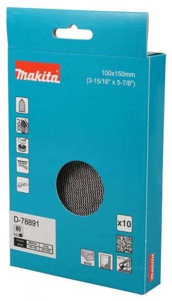 Makita abrasivo con supporto a rete delta 100x150 mm 10 pz. - dettaglio 3