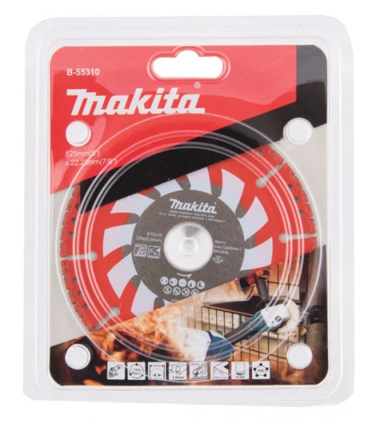 Makita b-55310 rescue disco diamantato 125 mm per operazioni di recupero - dettaglio 2