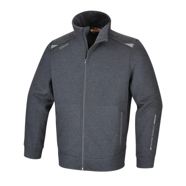 Beta 7644gg felpa con zip elasticizzata 7644gg Graphene- dettaglio 1