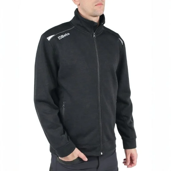 Beta 7644gg felpa con zip elasticizzata 7644gg Graphene - dettaglio 3