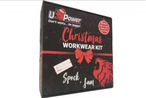U-power st302bc christmas box black giacca spock e jeans jam con guanti omaggio st302bc - dettaglio 1
