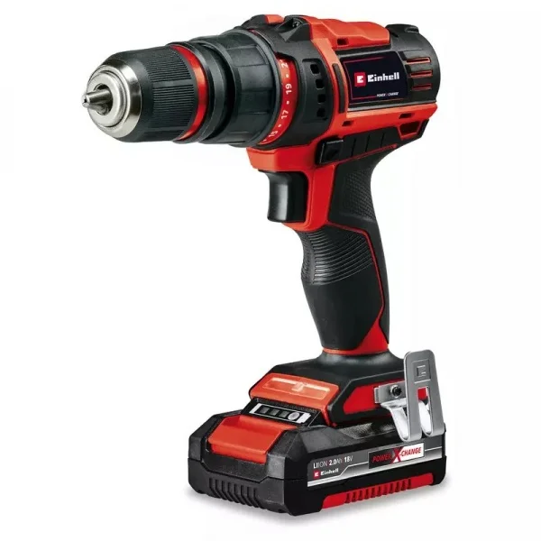 Einhell te-cd 18/45 3x-li trapano avvitatore a batteria 18 v con accessori 4513990 - dettaglio 2