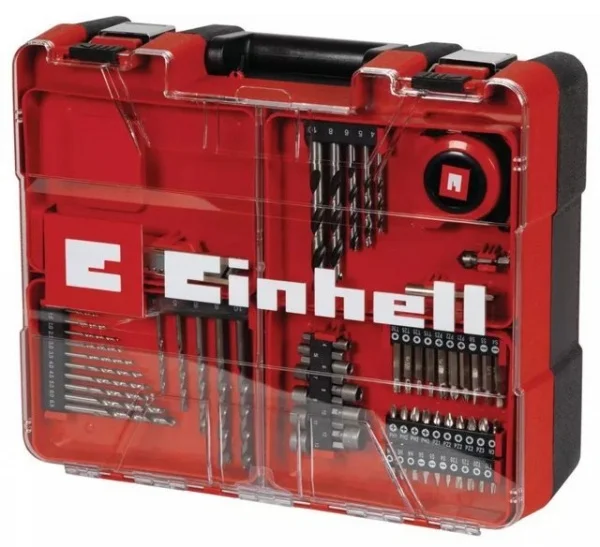 Einhell te-cd 18/40 li-i trapano a percussione a batteria 18 v con accessori 64 pz. 4513992 - dettaglio 3