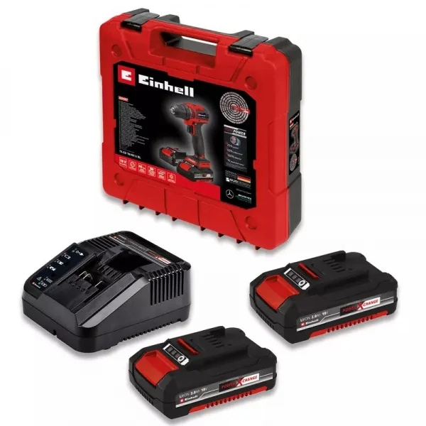 Einhell te-cd 18/40 li bl avvitatore brushless 18 v con due batterie 4513995 - dettaglio 2