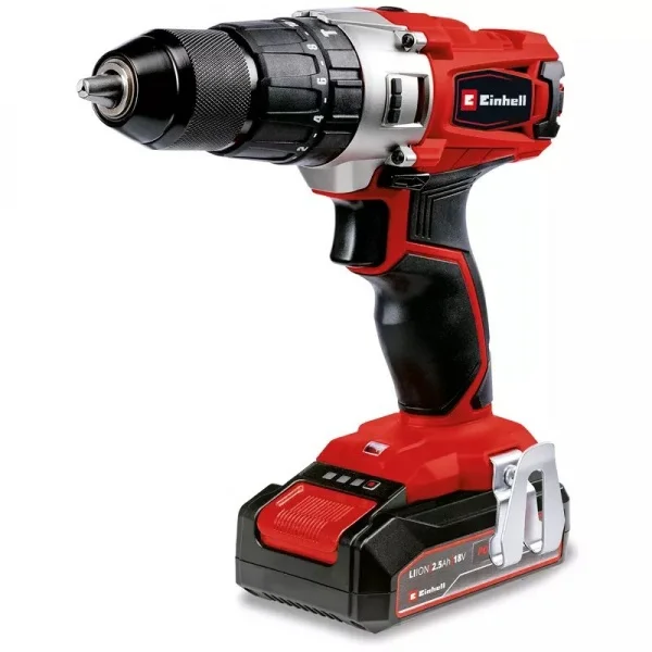 Einhell te-cd 18/2 li-i avvitatore a percussione brushless a batteria 18 v 4514220 - dettaglio 1