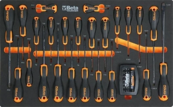 Beta bw 2400rsc24/6n-249ut cassettiera nera con assortimento 249 pz. 024006239 - dettaglio 6