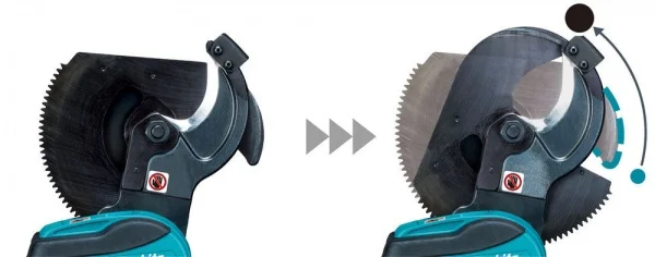 Makita dtc101zk tranciacavi a lama aperta 50 mm lxt 18 v senza batteria - dettaglio 4