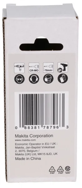 Makita impact black chiave torx attacco 1/2" quadro e-19794 - dettaglio 4