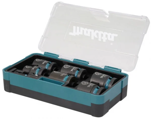 Makita e-16592 impact black set di chiavi a bussola 1/2" con adattatore 7 pz. - dettaglio 2