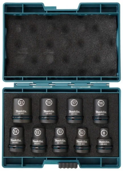 Makita e-16570 impact black set di chiavi a bussola 1/2" da 9 pz. - dettaglio 1