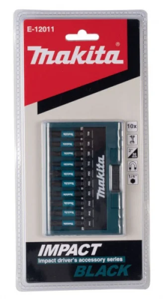 Makita e-12011 impact black set di inserti 1/4" da 50 mm 10 pz. - dettaglio 3