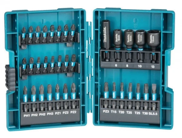 Makita b-66880 impact black set per avvitatura e foratura 35 pz. - dettaglio 1