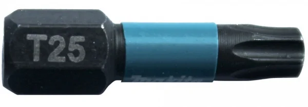 Makita impact black inserto torx 25 mm 1/4" c-form 2 pz. b-63666 - dettaglio 3