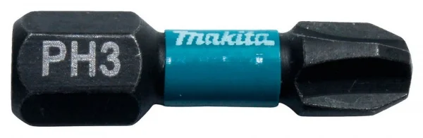 Makita impact black inserto ph 25 mm 1/4" c-form 2 pz. b-63600 - dettaglio 3