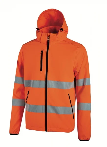 U-power cursa giacca softshell alta visibilità hl318of - dettaglio 1