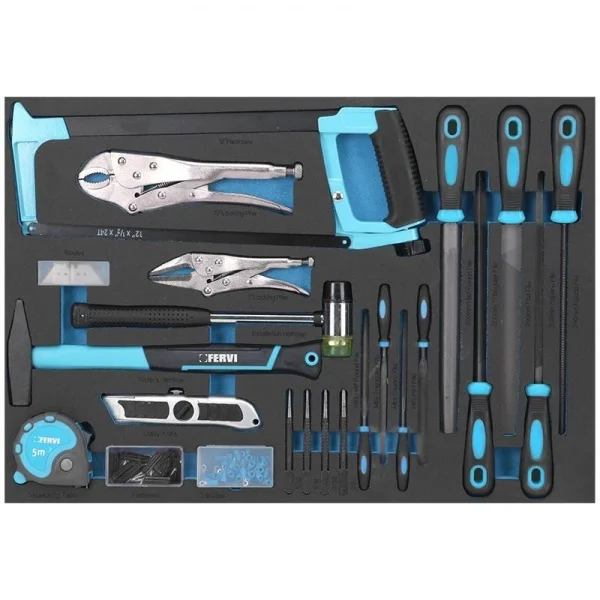 Fervi a008g/kit arredo officina modulare con utensili 290 pz. - dettaglio 3