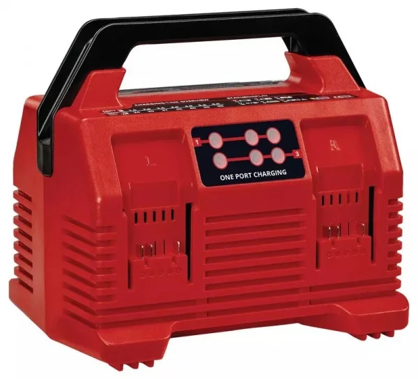 Einhell 2x2 power x-quattrocharger 4a caricabatterie 18 v doppio a 4 porte 4512102 - dettaglio 1