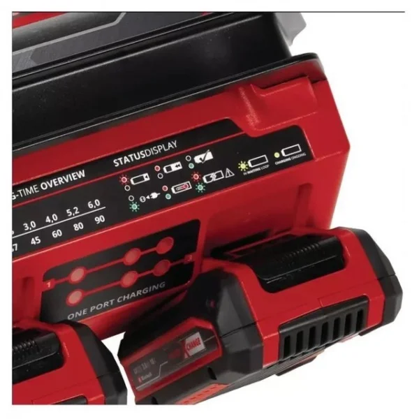 Einhell 2x2 power x-quattrocharger 4a caricabatterie 18 v doppio a 4 porte 4512102 - dettaglio 3