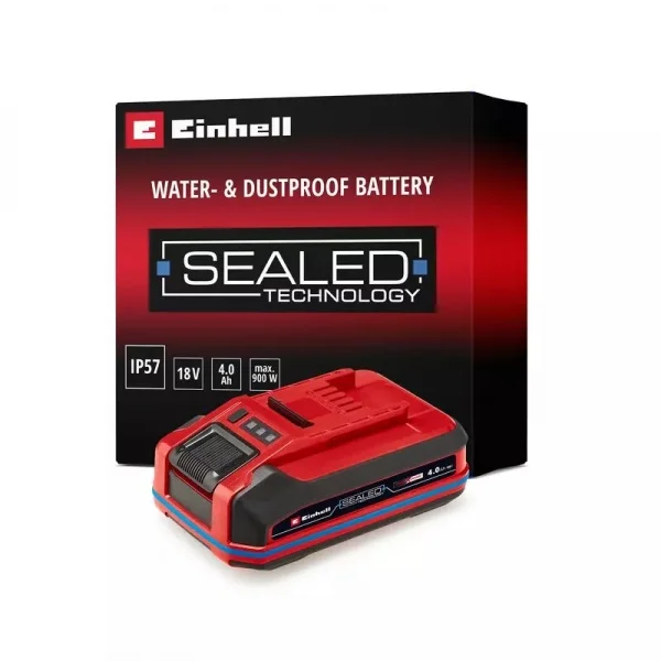 Einhell sealed pxc plus a1 batteria 18 v protezione ip57 da 4,0 ah 4511627 - dettaglio 1