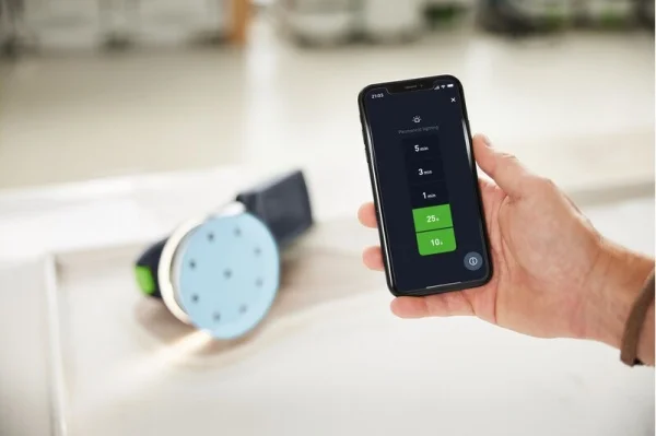 Festool etsc 2 125-basic levigatrice orbitale 18 v brushless 125 mm senza batteria 577733 - dettaglio 10