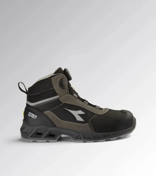 Diadora Utility Shark Stable Impact Leather Quick Mid Scarpe antinfortunistiche alte S3S FO SR SC ESD - 701.180611