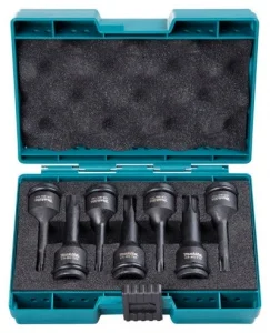 Makita e-23628 set di chiavi torx impact black 1/2" quadro 7 pz. - dettaglio 1