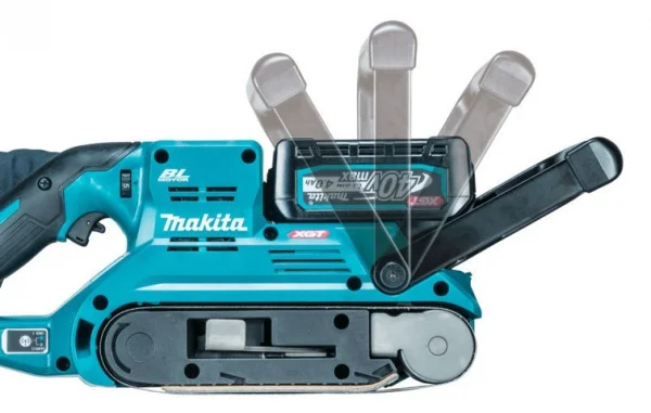 Makita bs001gm201 levigatrice a nastro 76x533 mm brushless a batteria 40 v - dettaglio 4