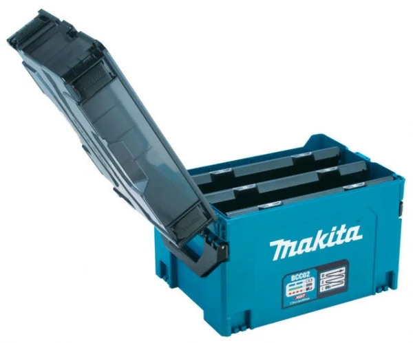 Makita bcc02 caricabatterie multiplo xgt 40 v a 12 slot 1914u0-3 - dettaglio 4