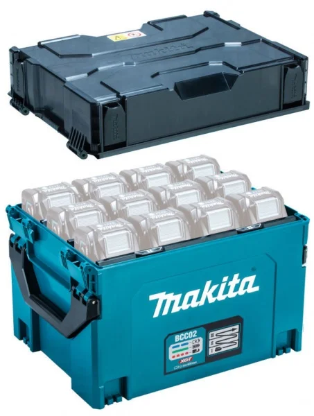 Makita bcc02 caricabatterie multiplo xgt 40 v a 12 slot 1914u0-3 - dettaglio 5