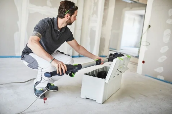 Festool LHS 2 225 EQI/CTM 36-Set Levigatrice a stelo LED con aspiratore Planex - 578425