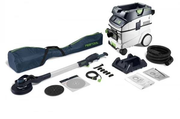 Festool LHS 2-M 225 EQ/CTM 36-Set Kit levigatrice a stelo con aspiratore Planex - 578453