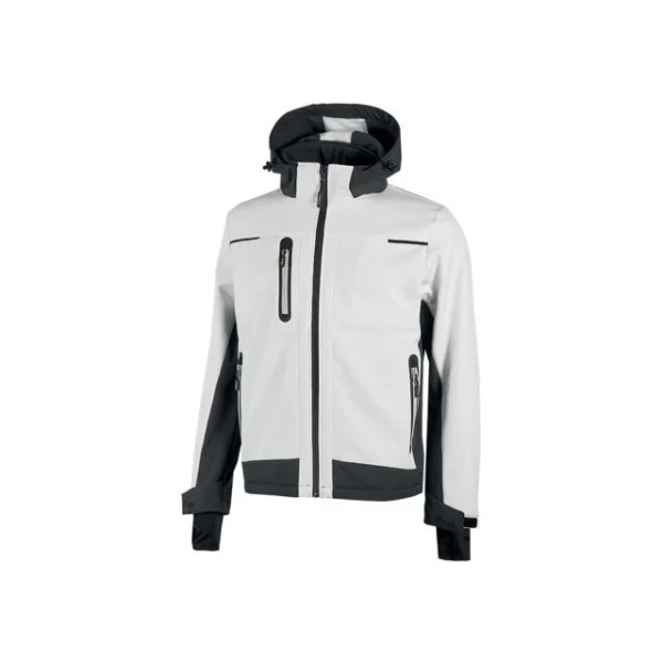 U-power space giacca in softshell fu187wh - dettaglio 1