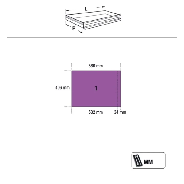 Beta c45pro 2.0 cx combinazione arredo officina modulare 045002023 - dettaglio 2
