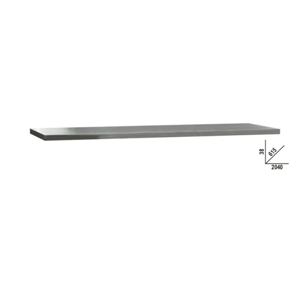 Beta c45pro 2.0 pxe/3-2,0mt piano di lavoro rivestito acciaio inox 204x61,5 cm 045002140 - dettaglio 1