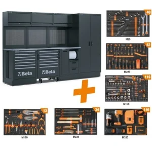 Beta rsc50 2.0 f/411ut composizione arredo officina con utensili 411 pz. 050001095 - dettaglio 1
