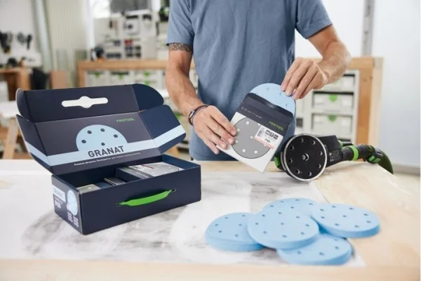 Festool d125 gr-set kit dischi abrasivi 125 mm granat 60 pz. 578668 - dettaglio 5