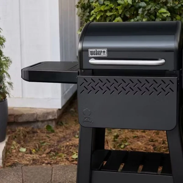 Weber 3400665 tavolo laterale works per barbecue searwood e smoque - dettaglio 5