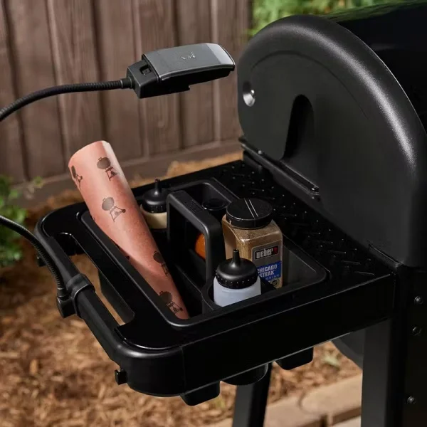 Weber 3400665 tavolo laterale works per barbecue searwood e smoque - dettaglio 8