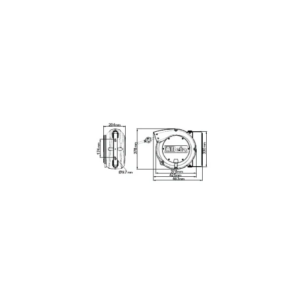 Beta 1900m 12x15 avvolgitubo automatico per aria o acqua 019000125 - dettaglio 4