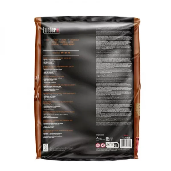 Weber 3401053 pellet di legno 100% miscela quercia 8 kg - dettaglio 3