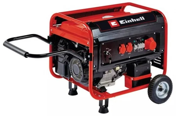 Einhell tc-pg 65/e5 generatore di corrente trifase a benzina 4,8 kw 4152610 - dettaglio 1