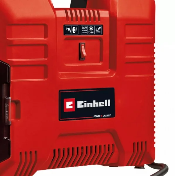 Einhell TE-AC 36/8 Li OF Set - Solo Compressore portatile PXC 36 V Oil Free senza batterie - 4020440