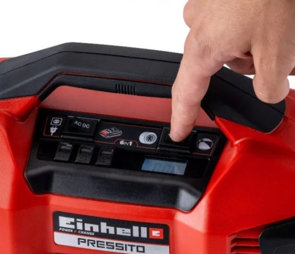 Einhell pressito compressore ibrido corrente 90 w senza batterie 4020460 - dettaglio 5